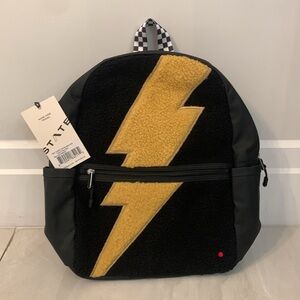NWT - Kane Kids Travel Backpack - Fuzzy Bolt by State Bag